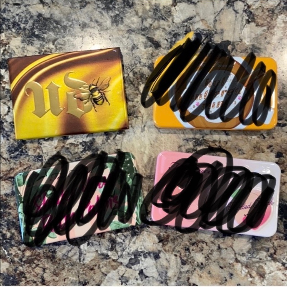 Too Faced & Urban Decay small eyeshadow palettes